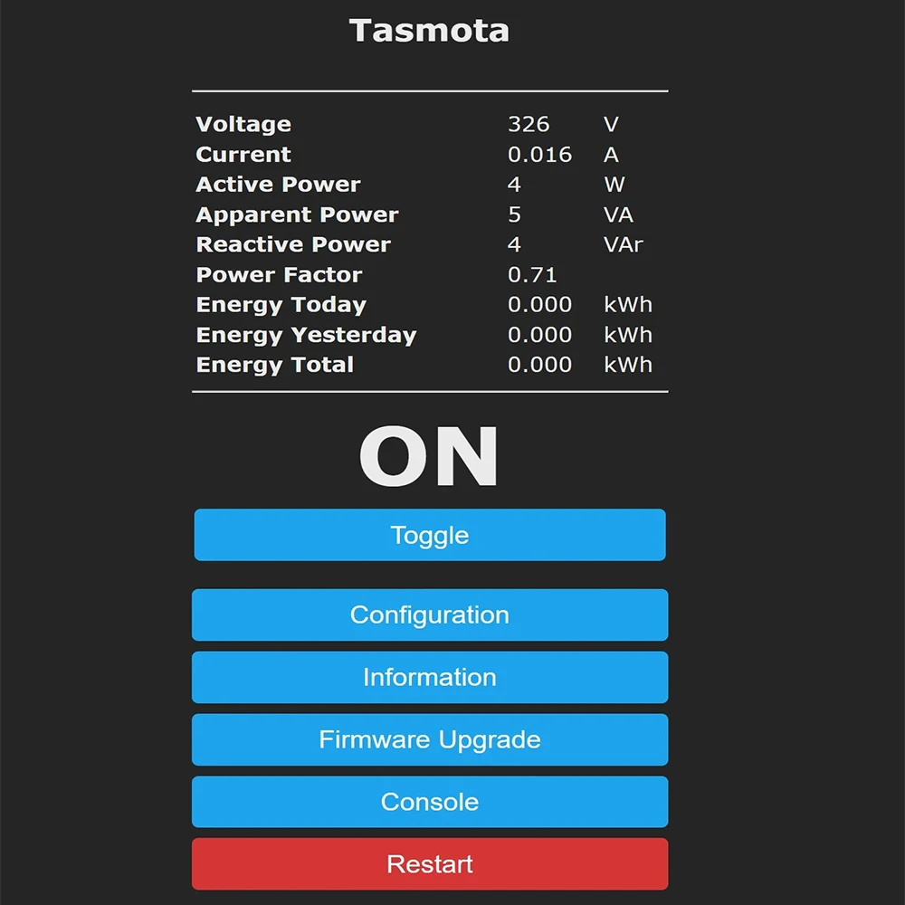 Pre Flashed TASMOTA US Plug WIFI 16A Adapter Smart Socket Outlet with Power Monitor MQTT Works With Home Assistant ESP8285