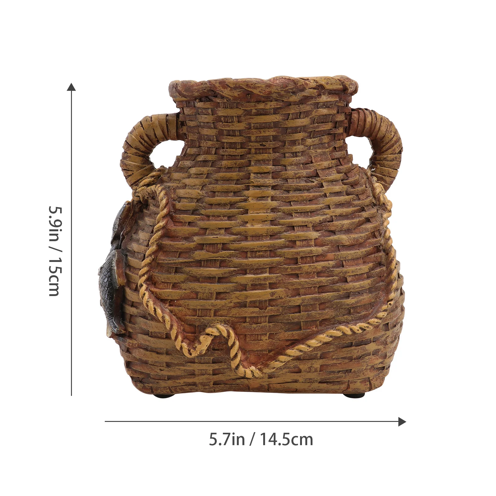 أصيص زهور من الراتنج على شكل دلو السمك، حاوية زراعة عصارية، زينة منزلية أنيقة، هدية اختيار الزهور المزخرفة #2