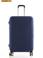 HOMEFISH Elastic Luggage Dust‑proof Protector Cover, Solid Color Universal Suitcase Skin for Travel Luggage 4