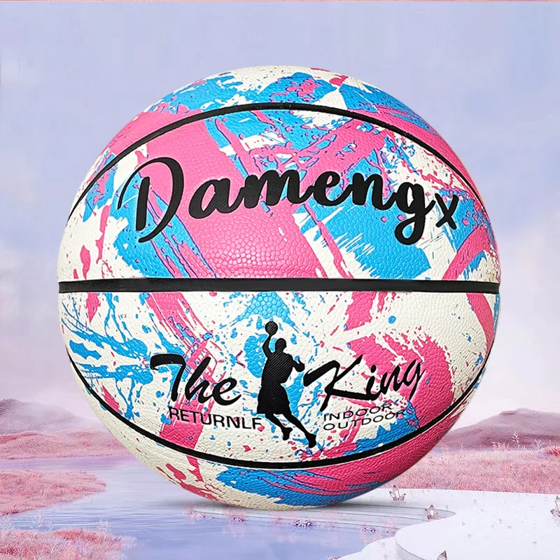 Balles de basket-ball taille officielle 5/6/7 matériau PU résistant à l'usure jeu d'entraînement de basket-ball intérieur extérieur cadeaux de noël pour hommes