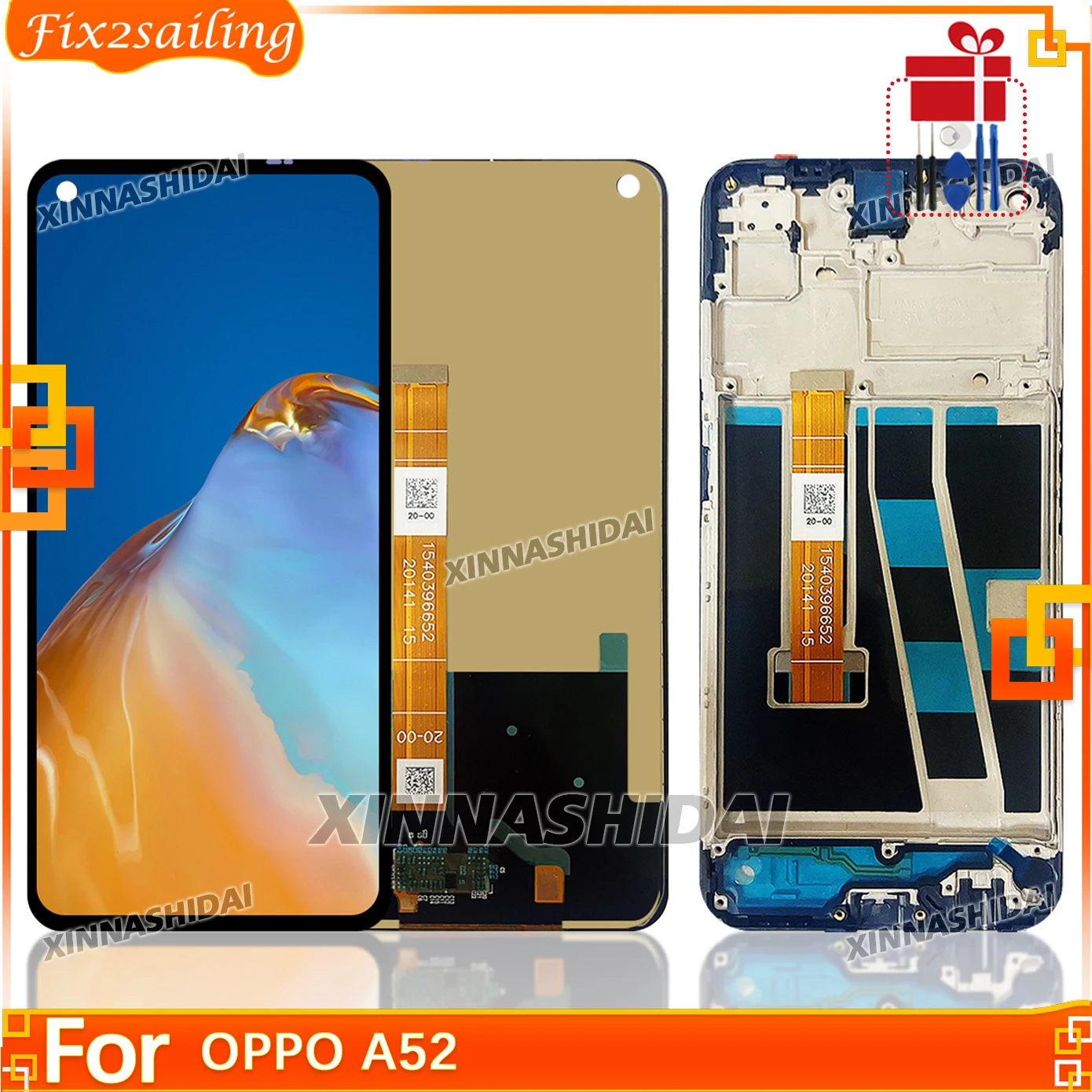 tela-lcd-de-655-polegadas-para-oppo-a52-com-moldura-tela-de-toque-digitalizador-montagem-substituicao-para-oppo-a52-lcd