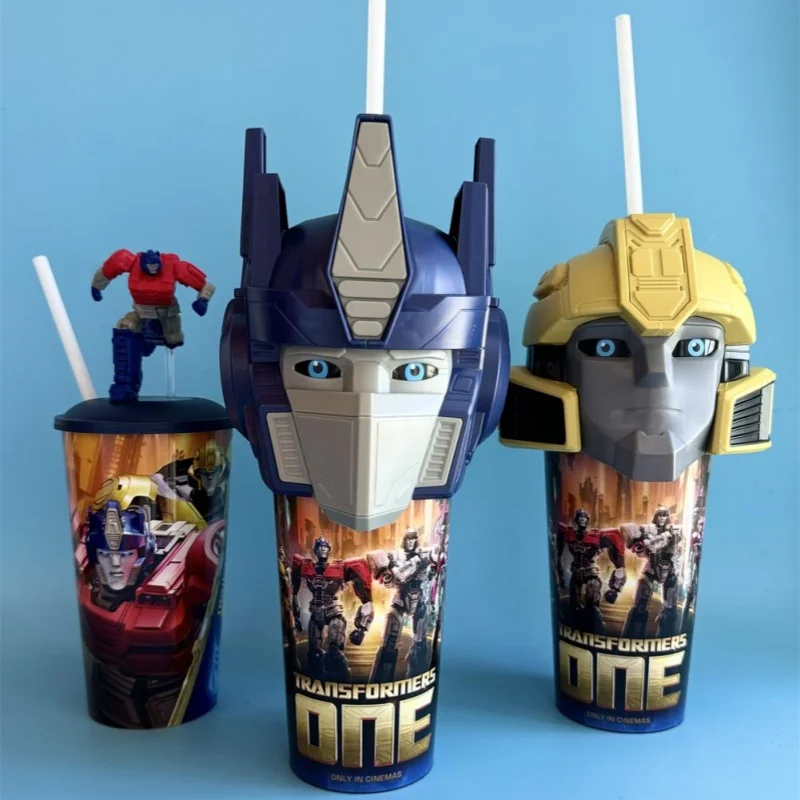 Hot Movie Transformation One Topper Cup Film Prime Theater Straw Popcorn Bucket Cinema Collectibles Fans Gift