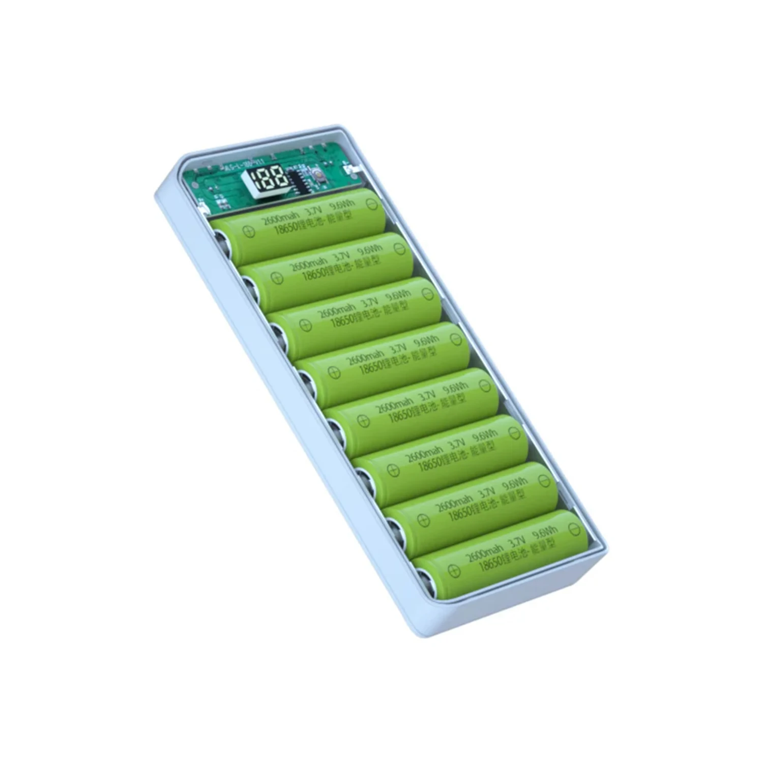 DIY L8 18650 Batterie Shell Halter Power Bank Fall Dual USB Handy Ladegerät TypeC Batterie Box