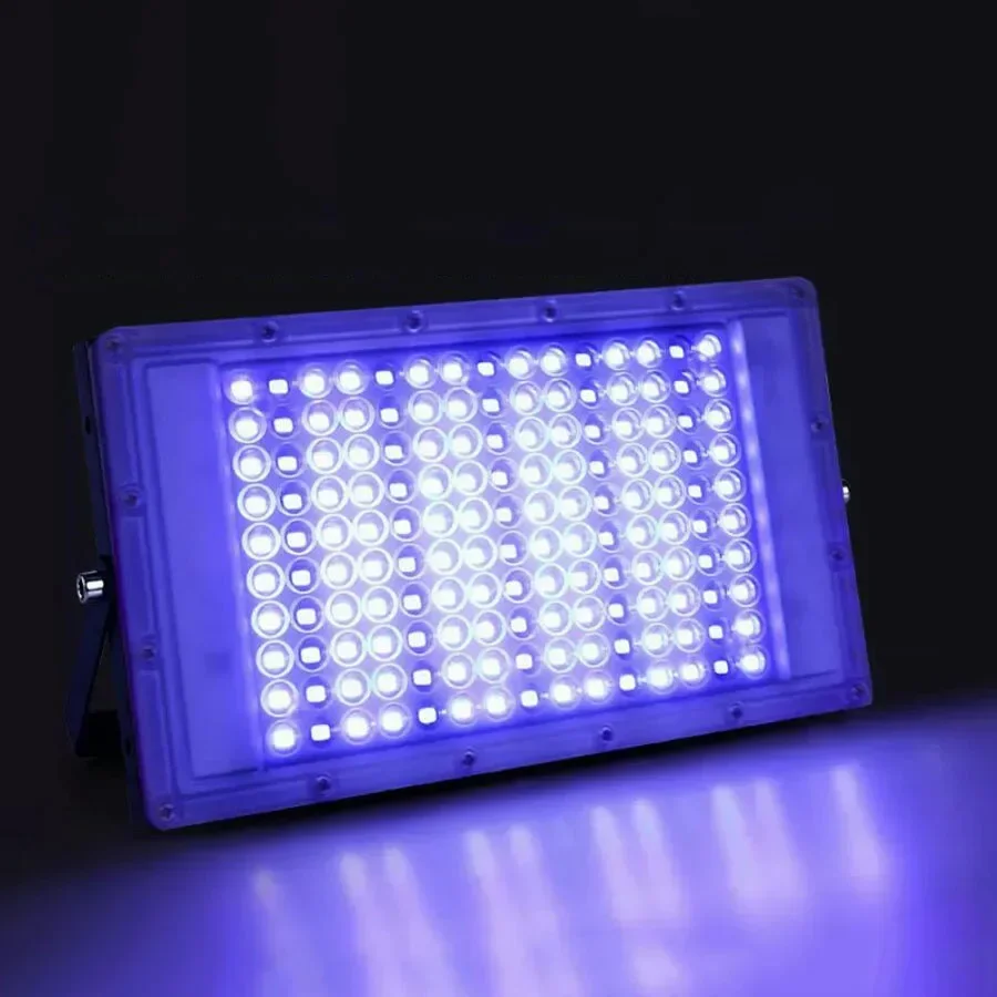 

Waterproof 50/100/300W UV LED Black Light Curing Lamps Outdoor Floodlight Ultraviolet Fluorescent for Nightclub Halloween Party