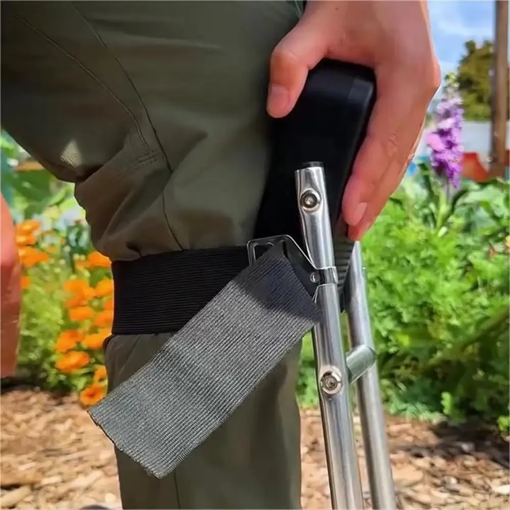 Sturdy Knee Seat Protector Labor-Saving Ankle Support Garden Knee Seat Stainless Steel Ergonomic Garden Kneeling Pad Heavy Duty