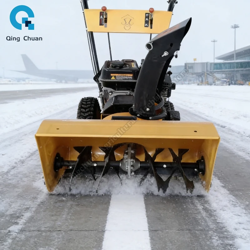 آلة إزالة الثلوج الأوتوماتيكية مصنع الدفيئة آلة إزالة الثلوج الصغيرة اكسبرسواي منفاخ الثلج #5