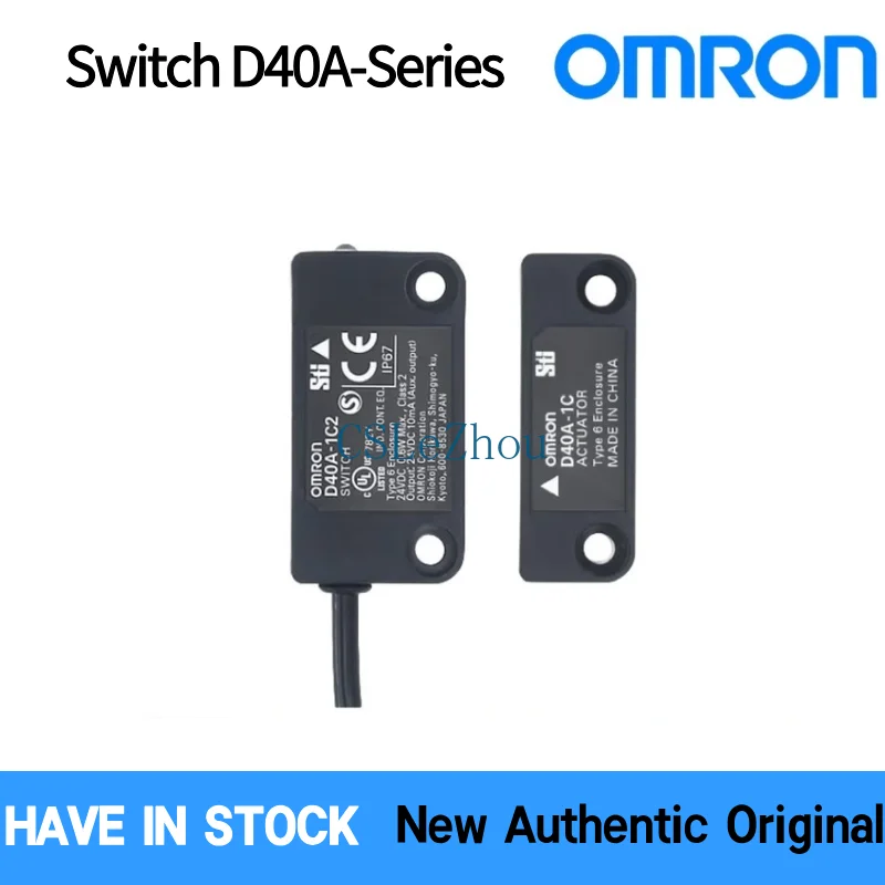 Authentic OMRON D40 Series Non Contact Door Switch D40A 1C2 1C5 D40Z 1C2 1C5 1C015 F Compact Design for Safety System