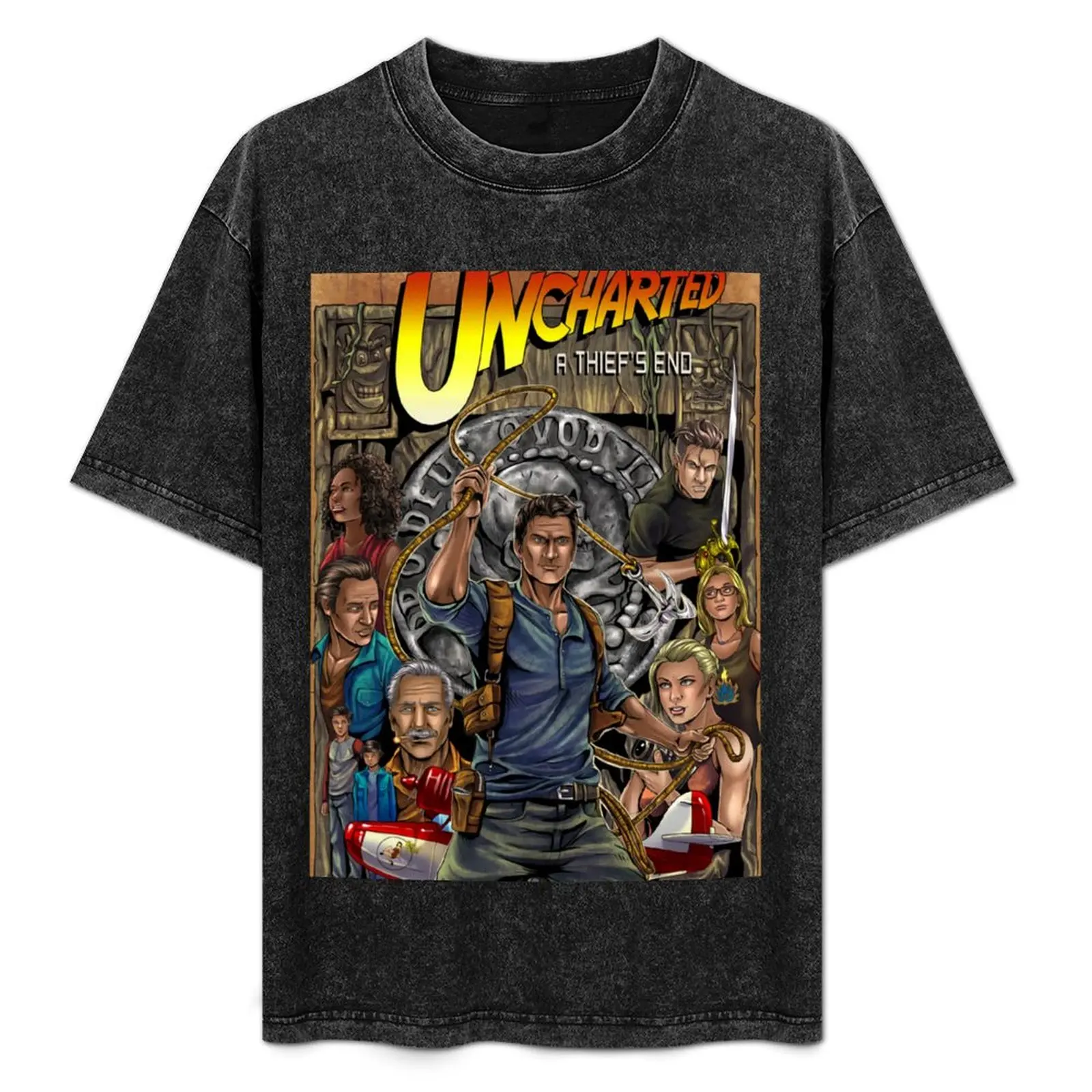 

Uncharted Members T-Shirt Casual Soft Cotton Short Sleeve Tee