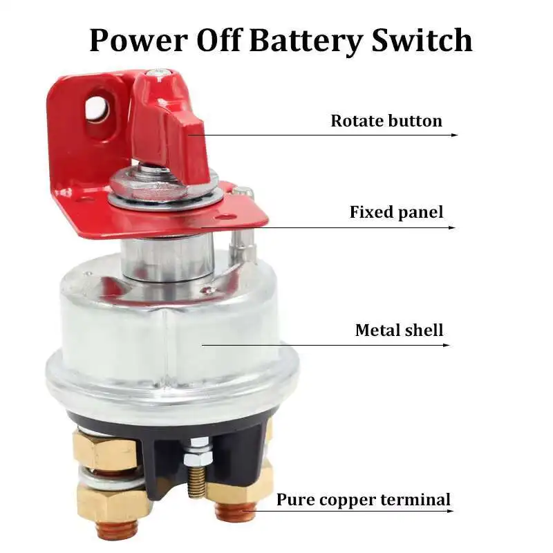 12V 24V 300A Power Cut Off Hersteller Marine Isolator Batterieschalter
