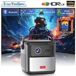 TouYinger G5 Portable 4K Projector 1080p Home Theater Full HD Projetor Android Dlp Beamer 3d U80 Cinema Smartphone with Battery