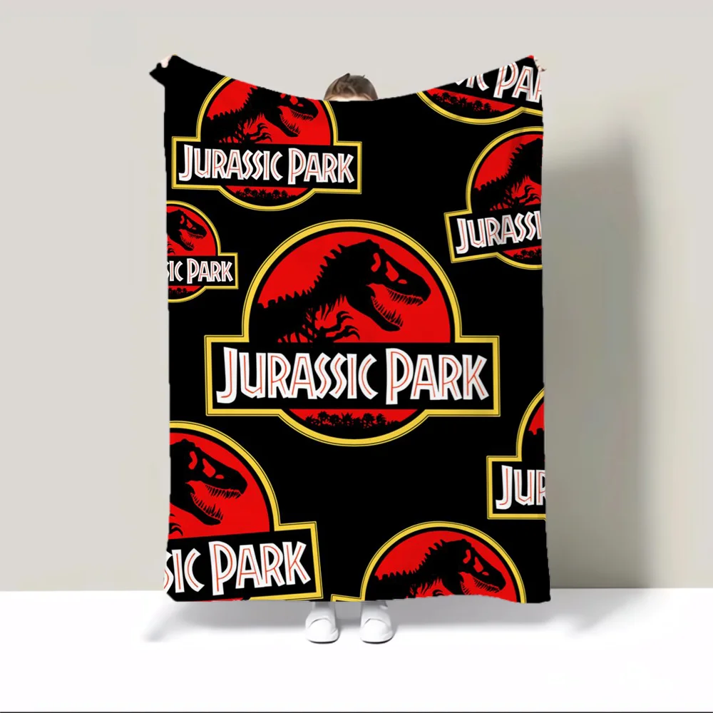 J-Jurassic Park مصمم رمي بطانية للأريكة ، بطانيات ناعمة منفوشة ورميات ، غفوة الركبة فروي ، سرير بحجم كبير ، مخصص