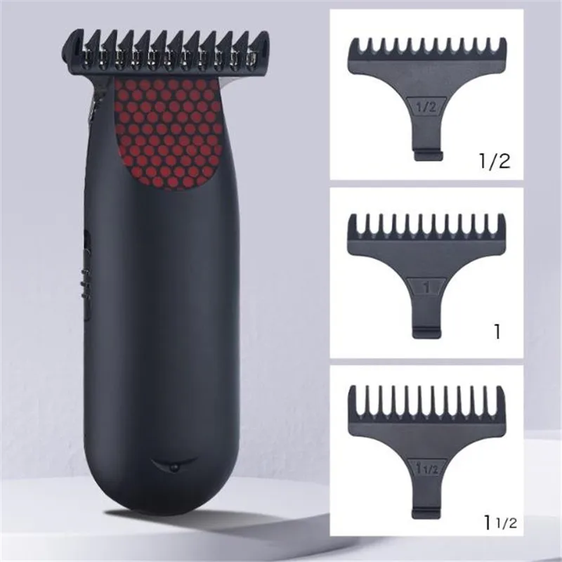 

Мини-портативный триммер для бороды 0,1 мм, прецизионная электрическая машинка для стрижки волос с нулевым зазором, уход за лицом, стрижка, влажная и сухая бритва в стиле усов