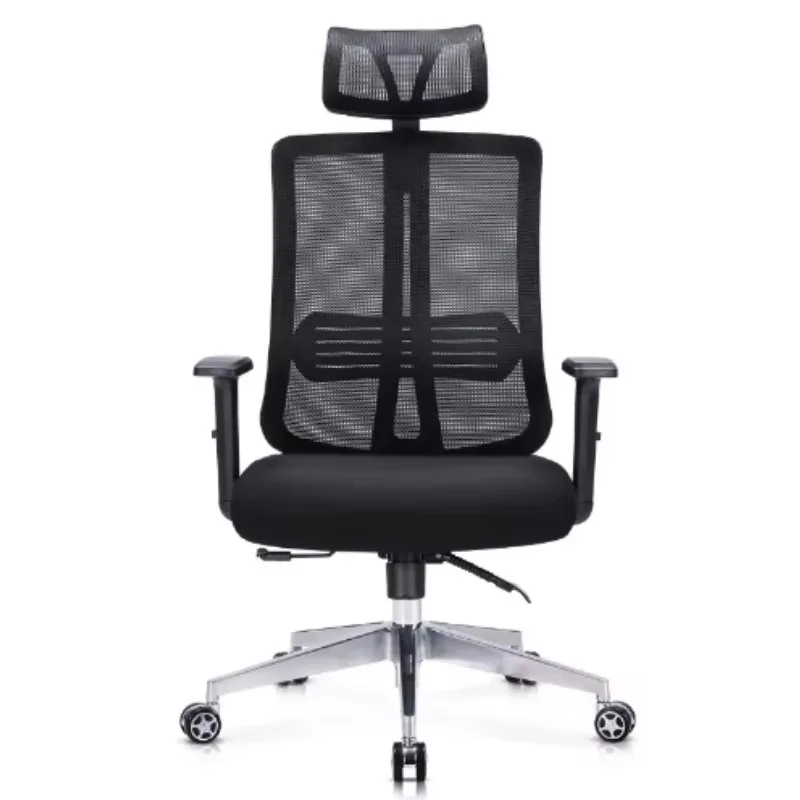 Hot Sale Modern Office Chair Mesh Ergonomic High Back Computer Chair Swivel Adjustable Lumbar Support Steel Frame High-Density