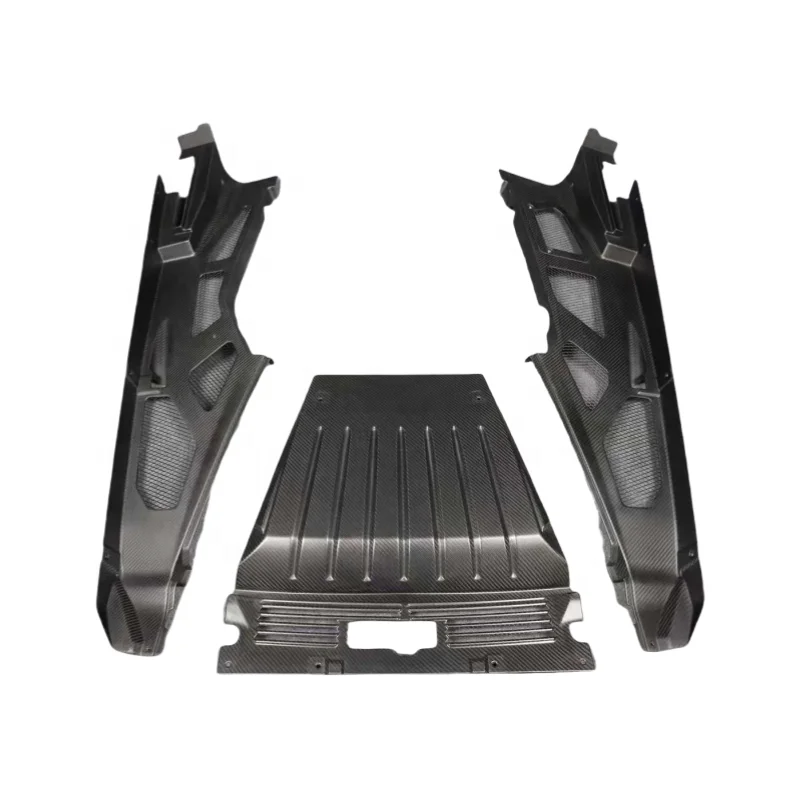 

For Huracan LP580 LP610 Upgrade OEM Style Dry Carbon Fiber Hood Engine Hood Engine Compartment Cover Plate