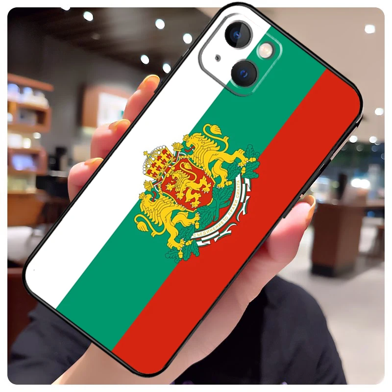 بلغاريا العلم جواز السفر آيفون 17 برو ماكس 15 14 13 11 12 16 برو ماكس ميني 15 16 زائد 16e 17 الهواء غطاء الهاتف