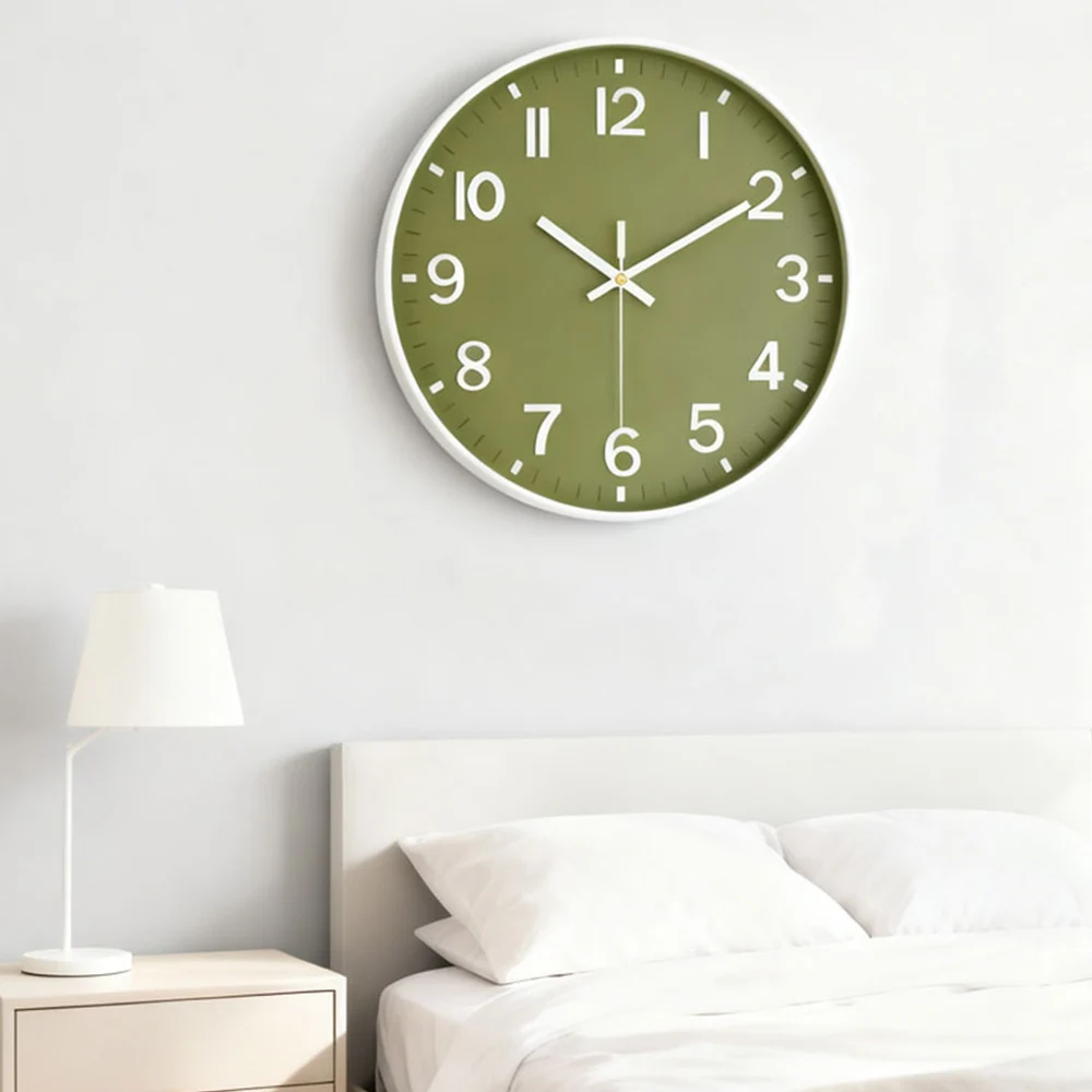 3D Number Wall Clock Silent Quartz Movement Tempered Glass Minimalist Decor Analog Clock for Living Room Bedroom Kitchen Office - view 2