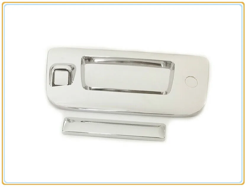 

Elegant Easy-Install Chrome Trunk Tailgate Handle Cover For 2007-13 Chevy Silverado W/ Cam Hole