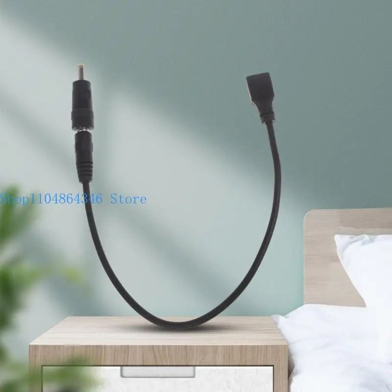 652F 5V Micro USB Female to Male Adapter Set with 4.0mm 3.5mm 2.5mm Adapter Plugs for Routers and Cameras