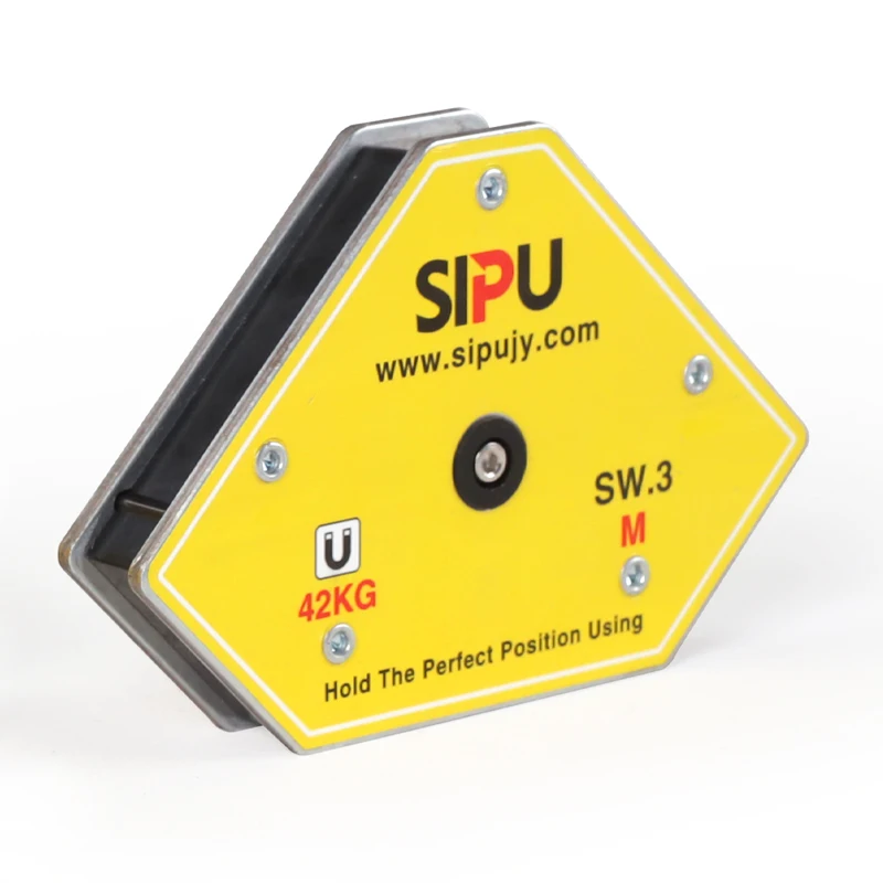 Penjepit Las Magnet Neodymium, saklar tunggal Multi sudut/pegangan Las magnetik Neodymium kuat On/Off