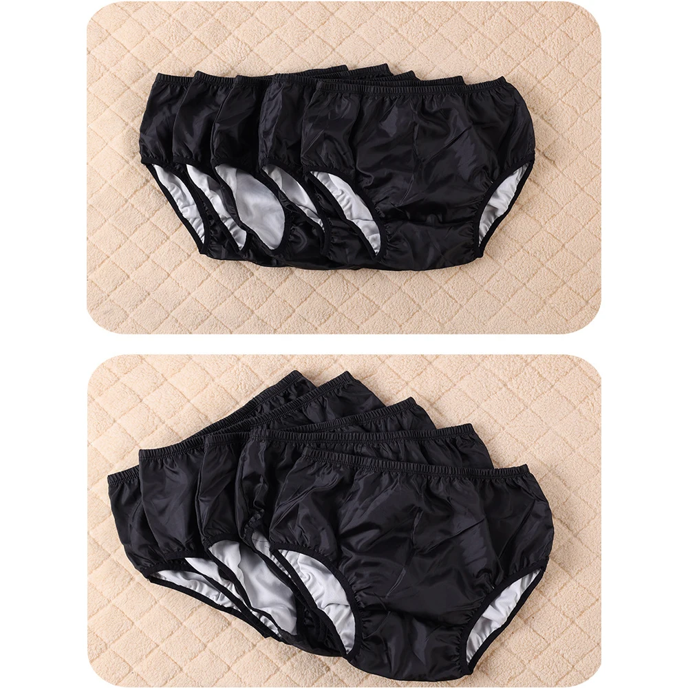 سراويل بلاستيكية للبالغين، سراويل داخلية لسلس البول مقاومة للماء، سراويل سحب على الغطاء، مقاومة للتسرب، سراويل سلس البول قابلة للغسل هدايا #2