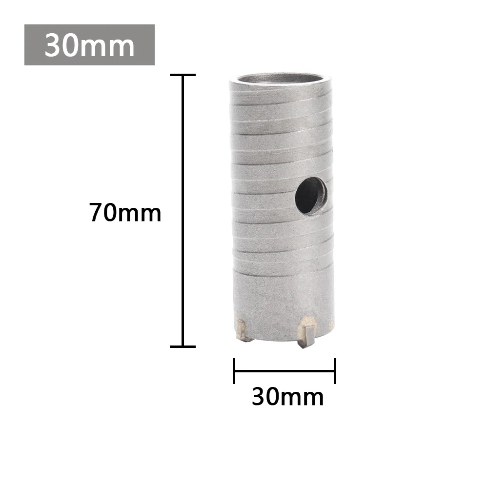 1Pc 30-150mm Boren kroon voor Betonnen Muur Gatenzaag SDS PLUS Hamerboor set met Ronde As Cement Steen Cutter Tool