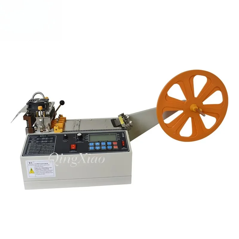 Fully Automatic Hot And Cold Integration Cutting Machine Accurate Cut High Speed Feeding For Fabric Belt Cutting Industrial Work