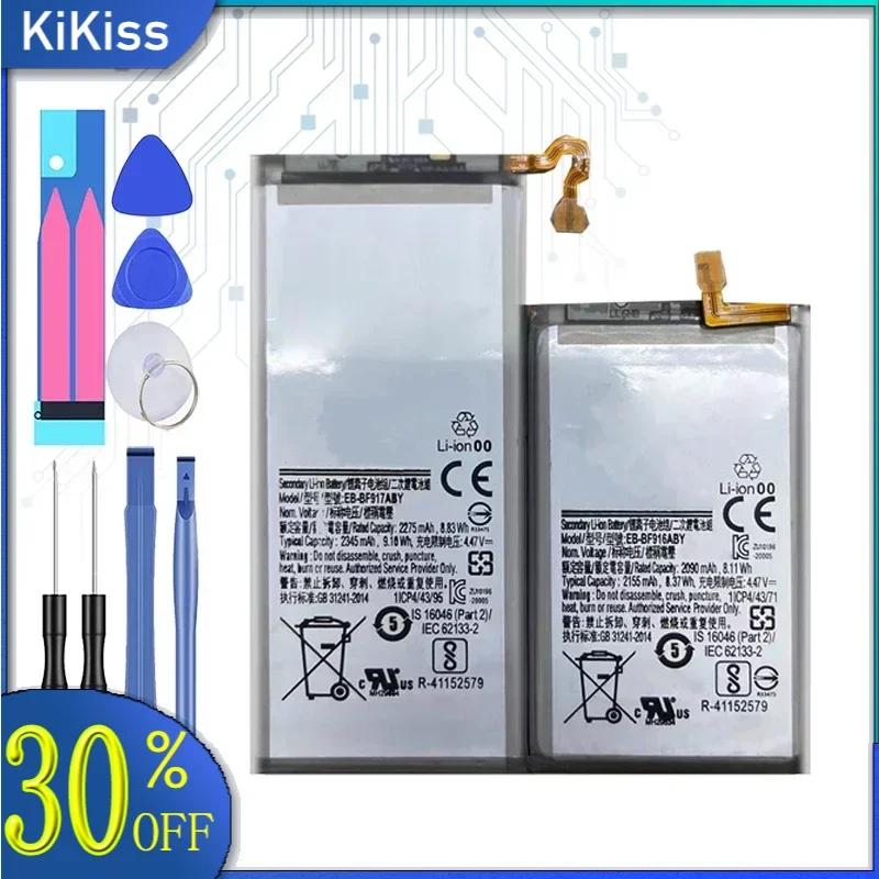 EB-BF916ABY EB-BF917ABY Replacement Battery For Samsung Galaxy Z Fold2 fold 2 5G SM-F916 2090mAh/2275mAh Portable batteries