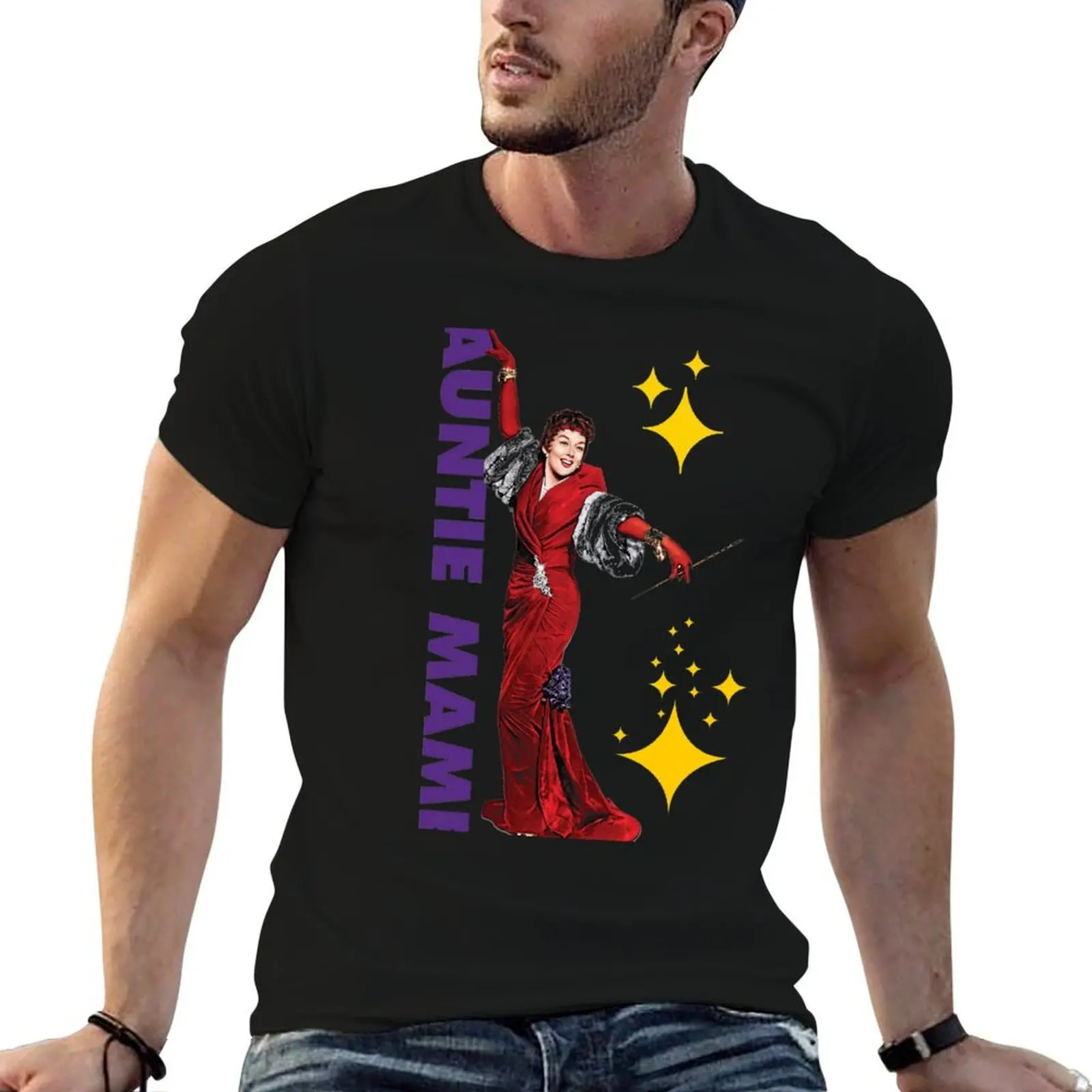 Auntie Mame, Rosalind Russell, glamour, fabulous T-Shirt Short sleeve tee shirts graphic tee mens t shirt