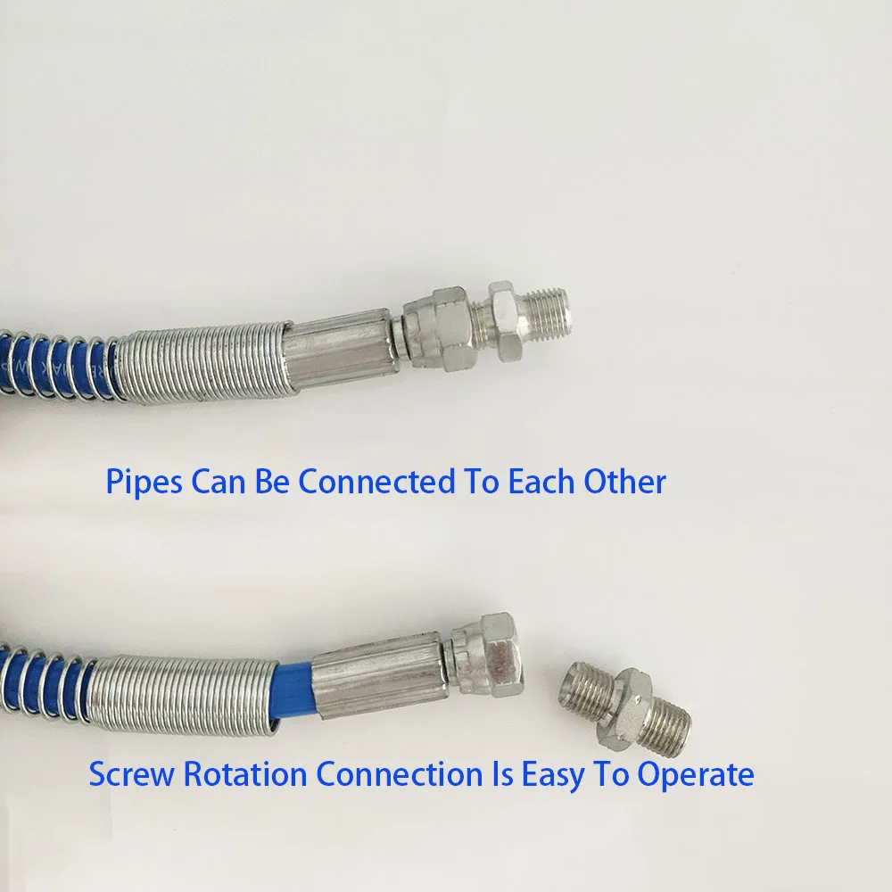 Imagem -02 - Máquina de Pulverização o Máquina de Pulverização Tubo de Fibra Airless Mangueira de Pulverização Pistola de Pulverização Acessórios de Alta Pressã