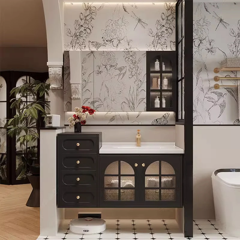 ديكورات العناية بالبشرة خزانة الحمام أدراج خزانة المرحاض الورقية خزانة الحمام تخزين العطور أثاث المنزل Gabinete