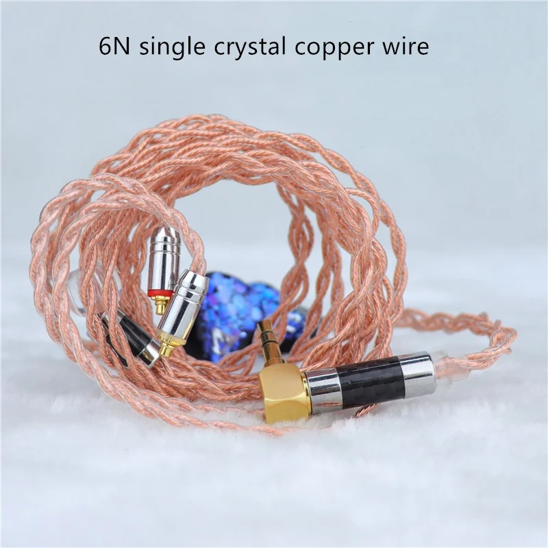 TONEKING T3 3BA 무빙 아이언 하이브리드 Hifi 음악 오디오 파일 이어폰 이어폰 모니터 MMCX 6N 단결정 구리 케이블 이어폰