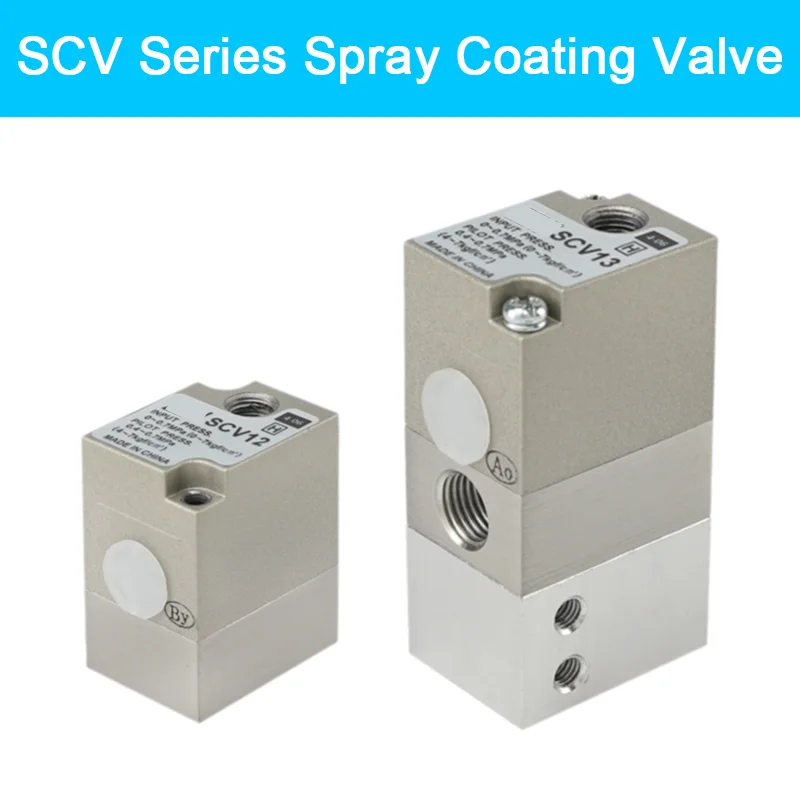 

SMC Type SCV Series Spray Coating Valve SCV12-00 SCV13-00 Coating Color Switching Valve SCV12-02 SCV13-02