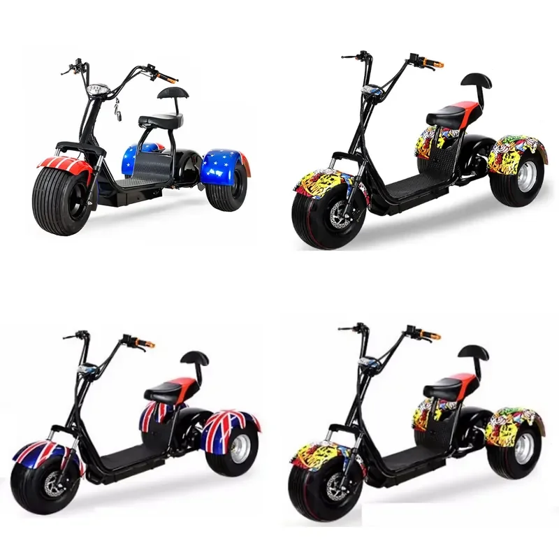 STROVAN Superior Quality Price China 2000W 3 Wheel Electric Scooter With Seat for Adult Electric Tricycles