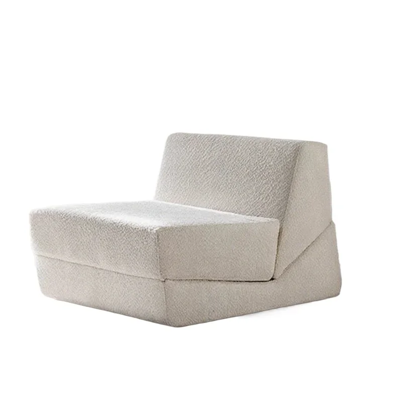 

Simple foldable sponge sofa module can lie down and sleep bedroom living room single sofa
