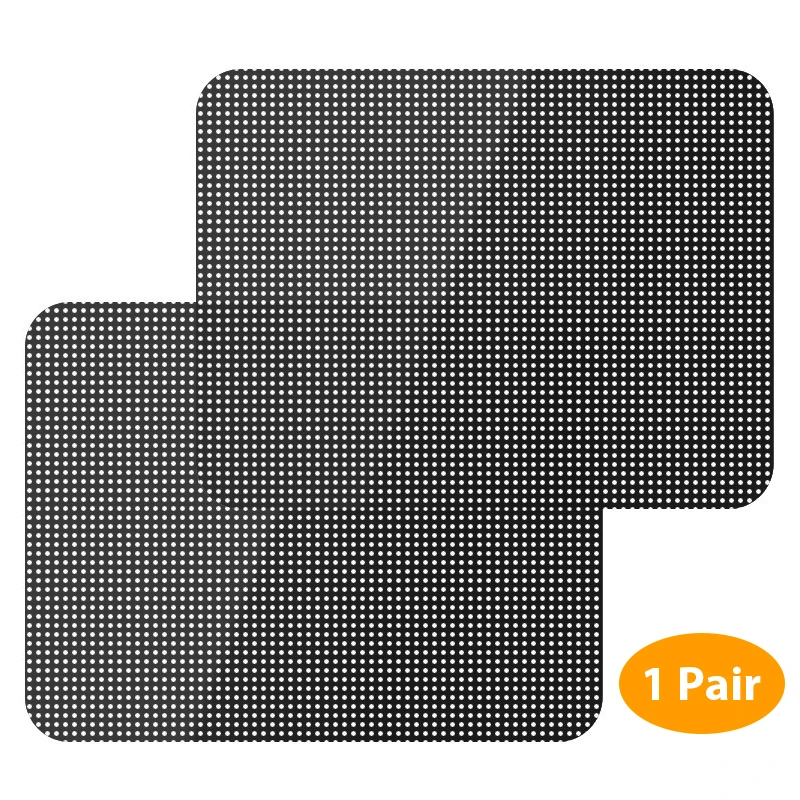 2pcs Static Sticker Universal Car Window Sunshades Electrostatic Stickers PVC Sunroof Solar Film Shade UV Protector Accessories