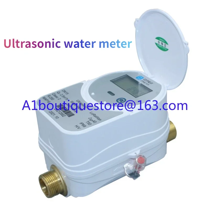 Wireless WiFi water visualizer and 3/4 inch smart ultrasonic water meter