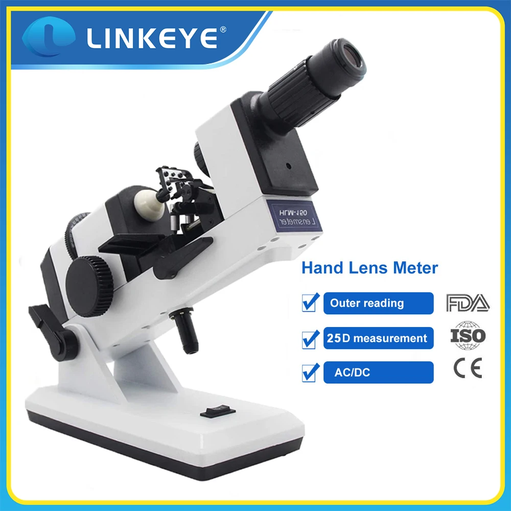 HLM-120 Optical Manual Lensometer Optical Instrument Hand Portable Focimeter Manual Lensmeter Ophthalmic Equipment