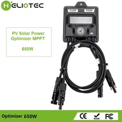 HELIOTEC 650/850/1600W PV Power Optimizer MPPT 12V-75V Input Ip68 Real-time Solar Panel Monitoring Voltage-Limiting Anti-Hotspot