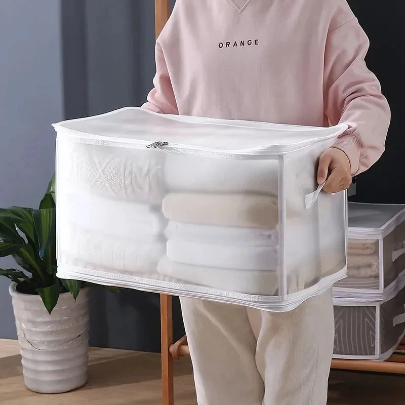 Multi-purpose Transparent Home Dormitory Storage Box Wardrobe Clothes Socks Underwear Sorting Box Portable Foldable Storage Box