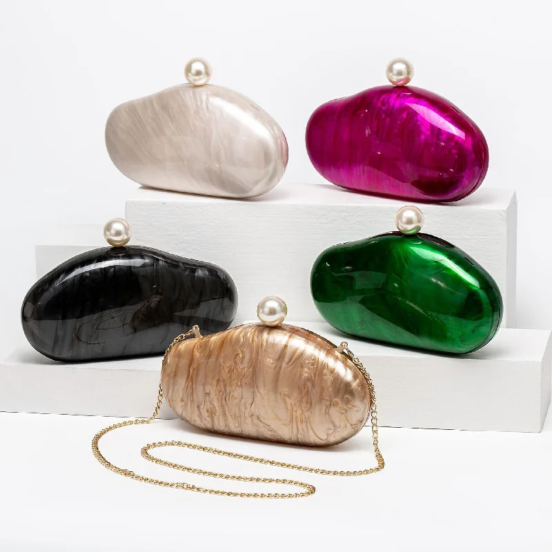 New Fashion Ladies Acrylic Shell Shoulder Bag Elegant Crossbody Clutch For Special Wedding Evening Party - Image 6