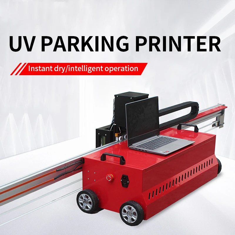 LY UV Printing Machine Dual Nozzle Color Intelligent Floor Parking Space Fully Automatic 220V 110V 3D Advertising Inkjet Printer