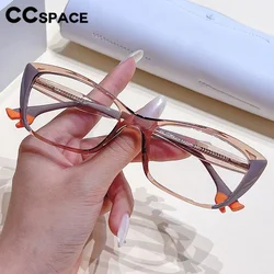 Rectangle TR90 Anti Blue Light Glasses Frame Women Spring Hinge Optical Clear Eyeglasss Custom Prescription Spectacles #302446