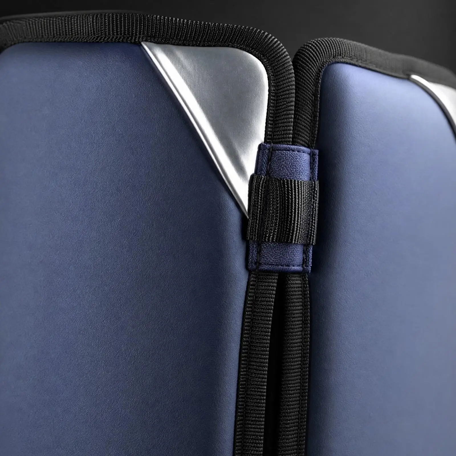 Durable Golf Club Protector with Mesh Fabric PU Leather Reinforced Trim for Safe Transport and Storage Use