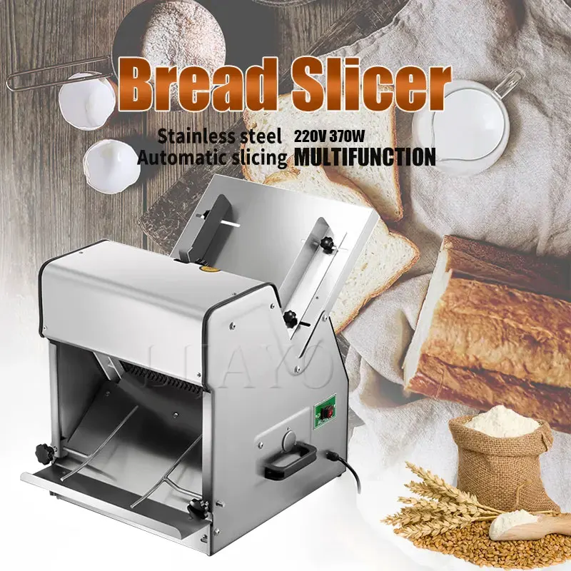 Picture 3: Bakery Equipment Stainless Steel Electric Bread Slicing Machine Automatic Loaf Bread Slicer