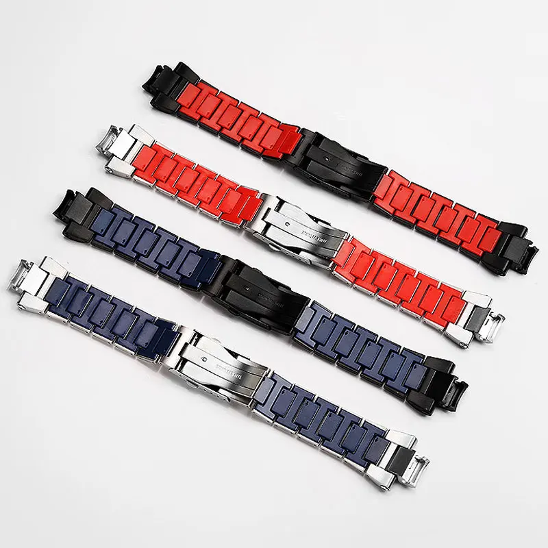 High quality stainless steel strap bracelet for G-SHOCK  Casio 5672 MTG-B3000 series quick release stainless steel watch band