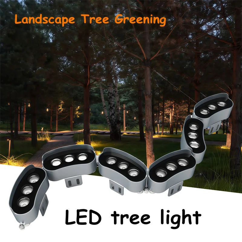 

Corrugated Light Chain Splicing Trees Landscape Lighting 3w LED Tree Hugging Lamp IP65 Waterproof Spot Lights Garden Tree Lamp