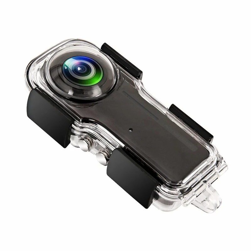 ซองกันน้ำสำหรับ Insta360 One RS 1นิ้วเคสดำน้ำ Laika กล้อง aciton ความลึก40เมตรกันน้ำอุปกรณ์เสริมแบบพกพา