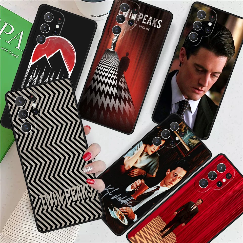 

Twin Peaks Dale Cooper For Samsung Galaxy S24 Ultra S21 S22 S8 S9 S10 5G Note 10 20 Plus FE S23 Phone case Cover Coque