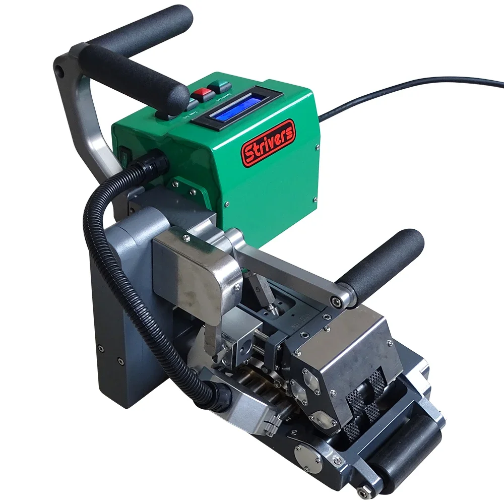 (ST-2400) Hot Wedge Plastic Climbing Welder, 1mm-4mm HDPE Geomembrane Welding Machine 2400W