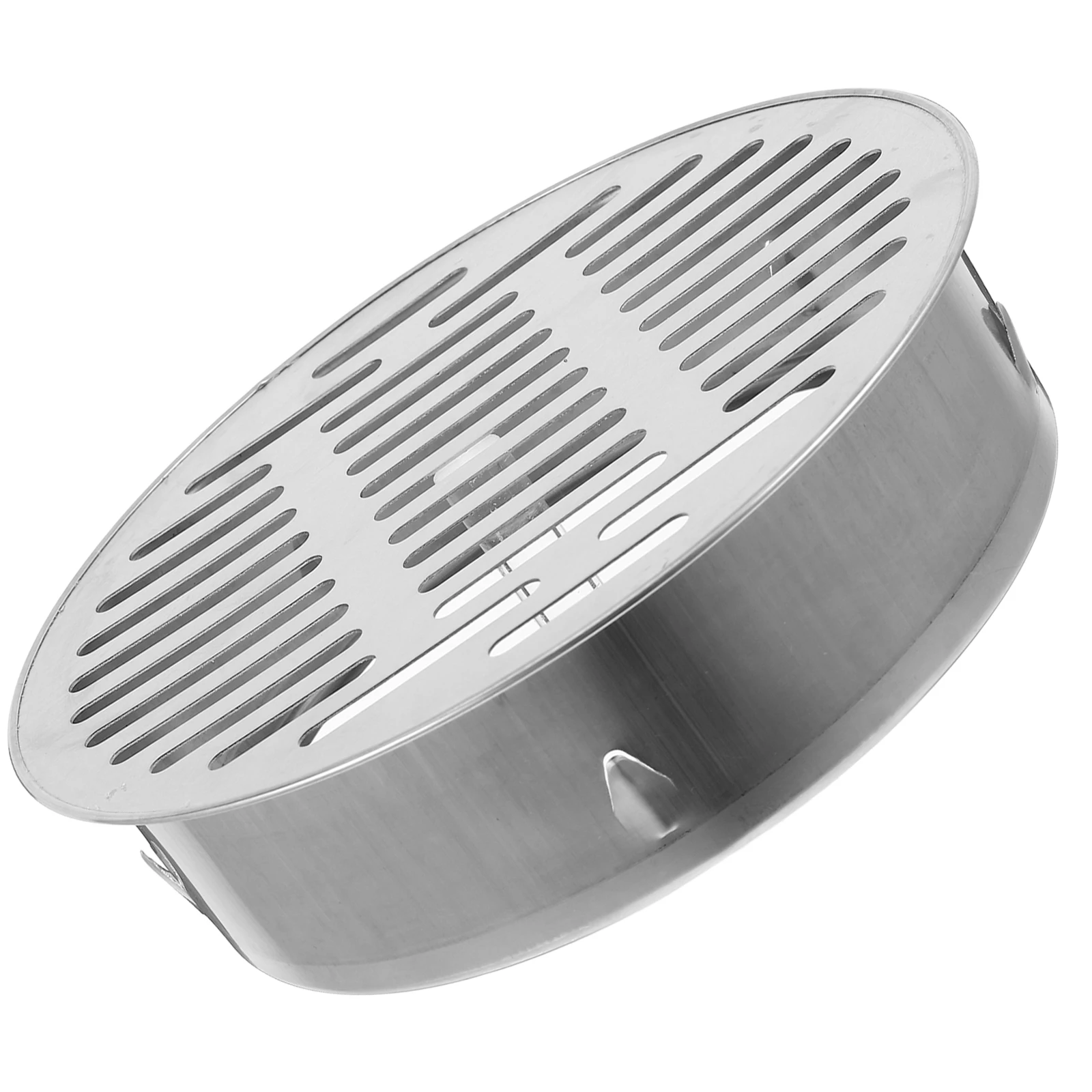 

Stainless Steel Floor Drain Cover Snap- High Flow Rate Waterless Seal Anti-Blocking Easy Install No Tools Bathroom